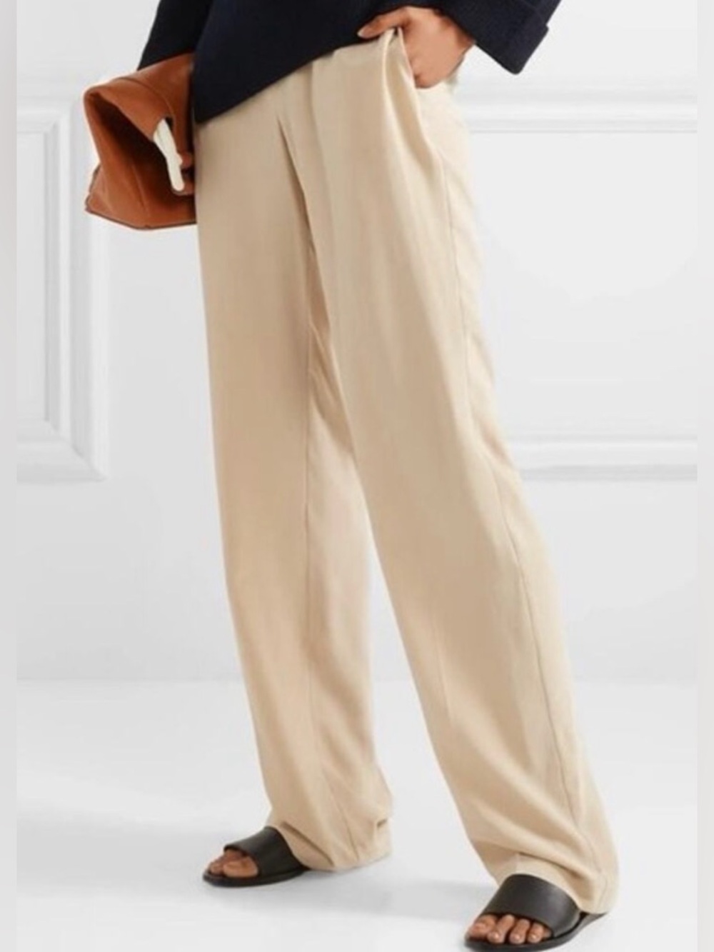 Equipment Lita Silk Pant in Butterscotch